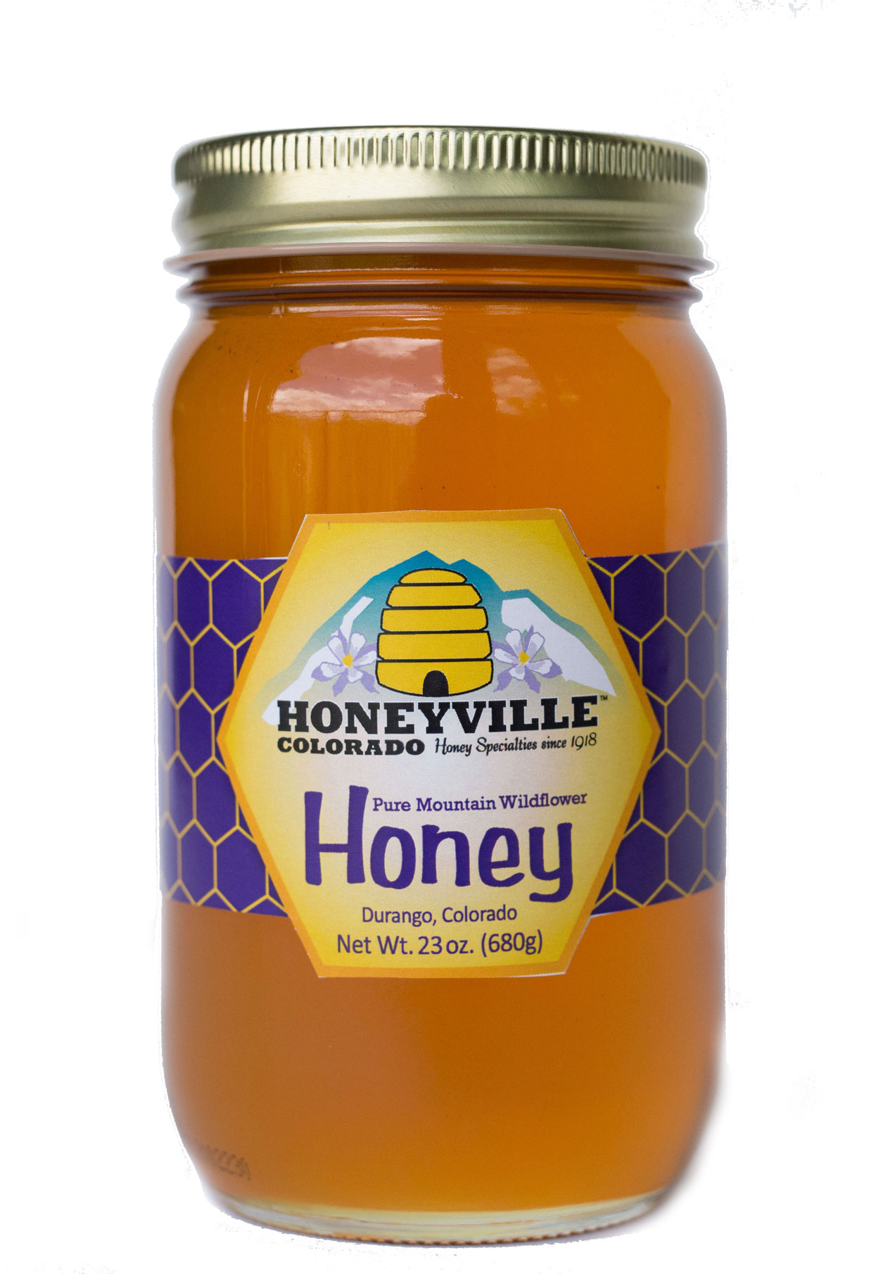 MOUNTAIN WILDFLOWER HONEY 23 oz, Wildflower Honey Store Name